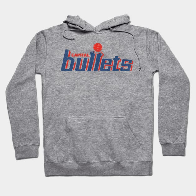 Defunct Capital Bullets Basketball Team Hoodie by Defunctland